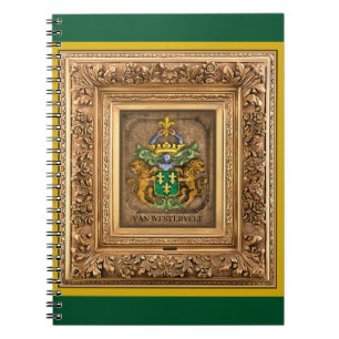 Niederländisch Van Westervelt Familienwappen Notizblock