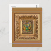 Niederländisch Van Westervelt Familienwappen Postkarte (Vorne/Hinten)