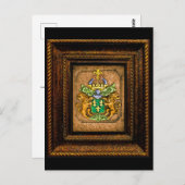 Niederländisch van Westervelt Familienwappen Postkarte (Vorne/Hinten)