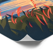 Niederländisch Windmill Niederlande Poster (Ecke)