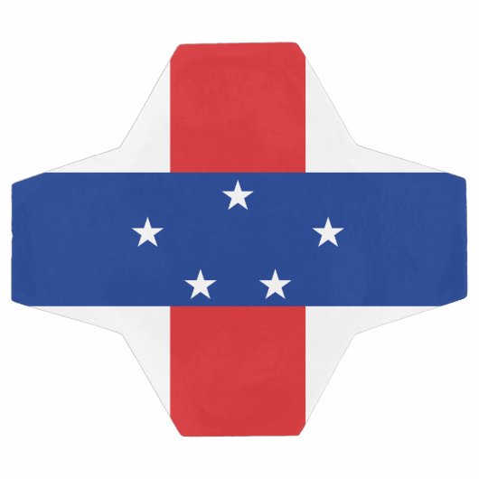 Niederländische Antillen-Flagge Fußball (Flach)