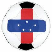 Niederländische Antillen-Flagge Fußball (Vorderseite)