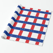 Niederländische Antillen-Flagge Geschenkpapier (Ungerollt)