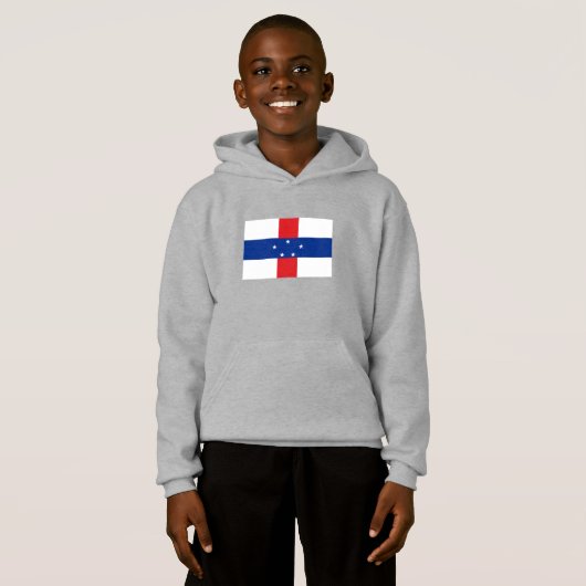 Niederländische Antillen-Flagge Hoodie (Vorne ganz)