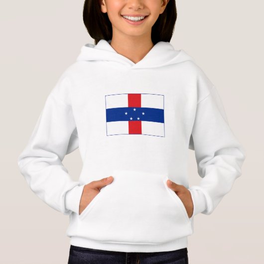 Niederländische Antillen-Flagge Hoodie (Vorderseite)
