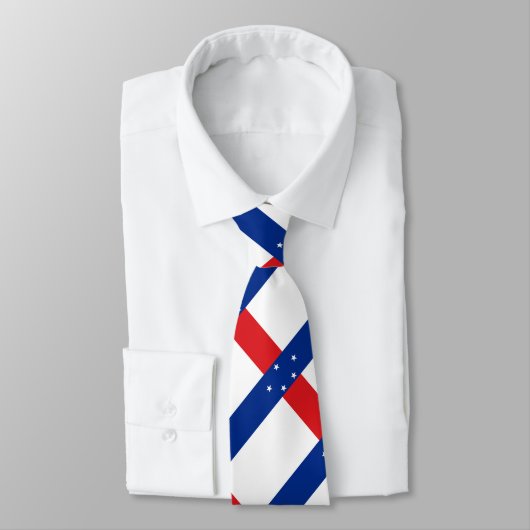 Niederländische Antillen-Flagge Krawatte (Gebunden)