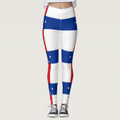 Niederländische Antillen-Flagge Leggings (Vorderseite)