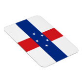 Niederländische Antillen-Flagge Magnet (Rechte Seite)
