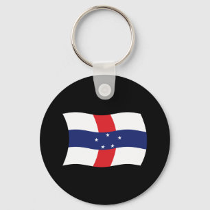 Niederländische Antillen Flagge Schlüsselanhänger