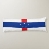 Niederländische Antillen-Flagge Seitenschläferkissen (Rückseite)
