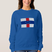Niederländische Antillen-Flagge Sweatshirt (Vorderseite)