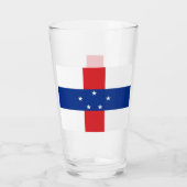 Niederländische Antillen Glas (Rückseite)