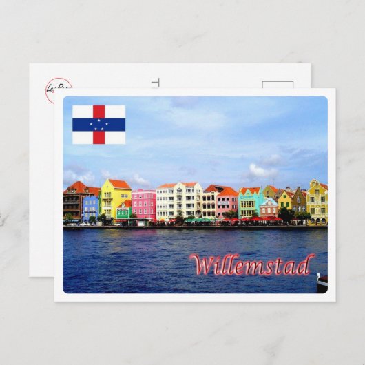 Niederländische Antillen - Willemstad - Postkarte (Vorne/Hinten)