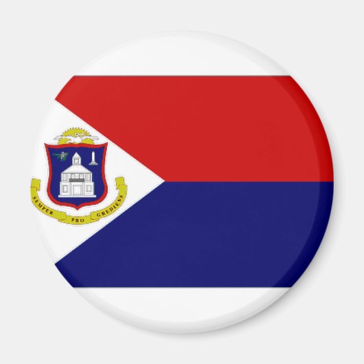 Niederländische Antilles-St-Maarten-Flagge Magnet (Vorne)