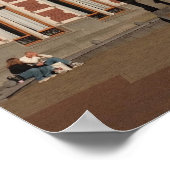 Niederländische Architektur in Utrecht, Coole Foto Poster (Ecke)