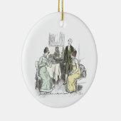 Niederländische Bemerkungen Jane Austen Pride und  Keramik Ornament (Rechts)