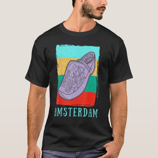 Niederländische Cloud Klomp Schuhe Niederlande Hol T-Shirt (Vorderseite)