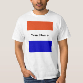 Niederländische Flagge, addieren Sie besitzen T-Shirt