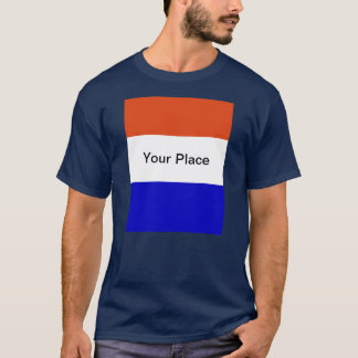 Niederländische Flagge, addieren Sie besitzen T-Shirt