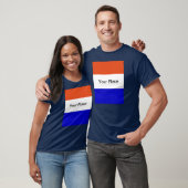 Niederländische Flagge, addieren Sie besitzen T-Shirt (Unisex)