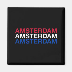 Niederländische Flagge AMSTERDAM Magnet