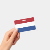 Niederländische Flagge Ausweis (Handheld)