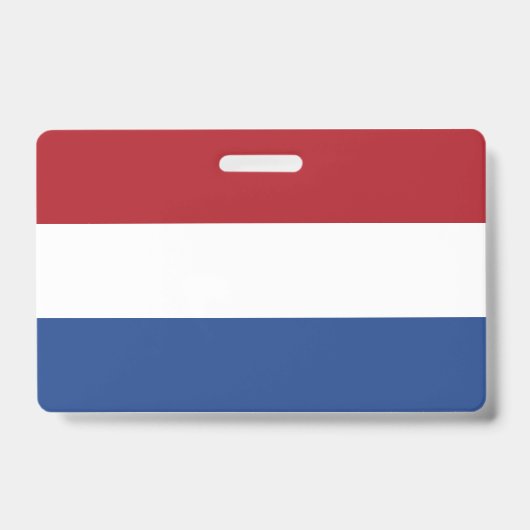 Niederländische Flagge Ausweis (Vorderseite)
