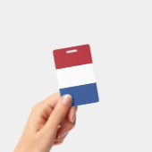 Niederländische Flagge Ausweis (Handheld)