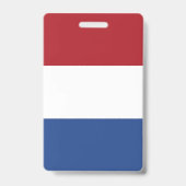 Niederländische Flagge Ausweis (Rückseite)