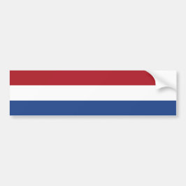 Niederländische Flagge Autoaufkleber