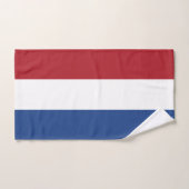 Niederländische Flagge Badhandtuch Set (Handtuch)