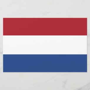 Niederländische Flagge Briefpapier