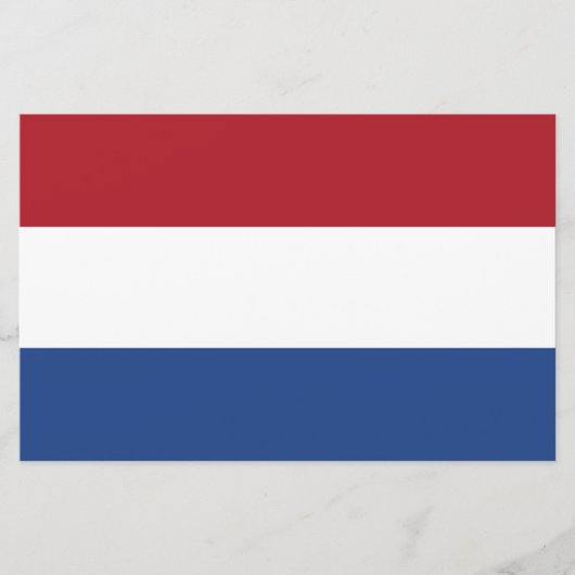 Niederländische Flagge Briefpapier (Vorderseite)