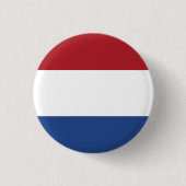 Niederländische Flagge Button (Vorderseite)