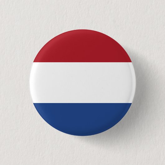 Niederländische Flagge Button (Vorderseite)