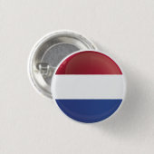 Niederländische Flagge Button (Vorne & Hinten)