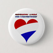 Niederländische Flagge Button (Vorderseite)