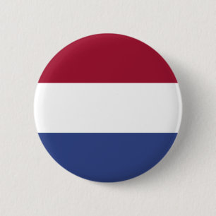 Niederländische Flagge Button