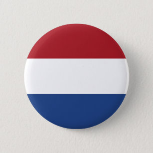 Niederländische Flagge Button