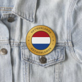 Niederländische Flagge Button (Beispiel)