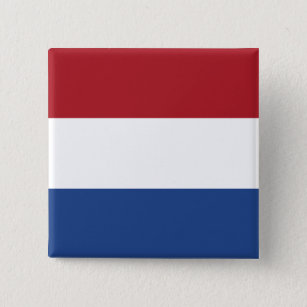Niederländische Flagge Button