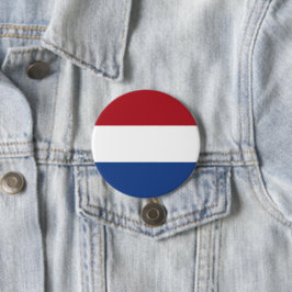 Niederländische Flagge Button