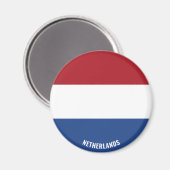 Niederländische Flagge Charming Patriotic Magnet (Vorderseite/Rückseite)