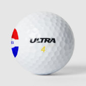 Niederländische Flagge Design Golfball (Logo)