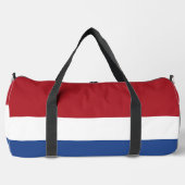 niederländische Flagge Duffle Bag (Vorderseite)