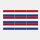 Niederländische Flagge Etiketten (Blatt)