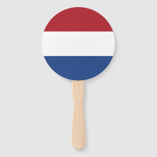 Niederländische Flagge Fächer (Vorderseite)