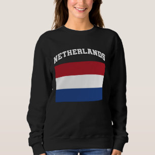 Niederländische Flagge Fett niederländische Herkun Sweatshirt
