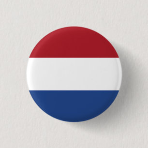 Niederländische Flagge, Flagge der Niederlande Button