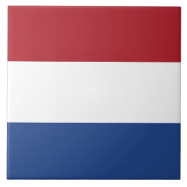 Niederländische Flagge Fliese